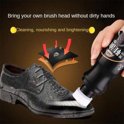 Generic BLACK Leather Shoes Nourishing Liquid Shoe Polish Shine Maintenance Oil with soft Brush Head Best Price Online Jumia Kenya
