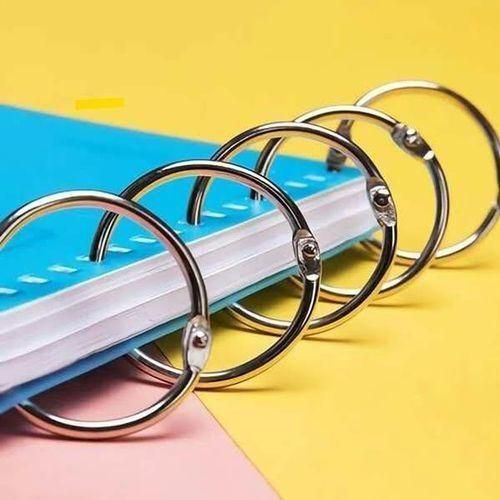 product_image_name-Generic-Resin Book Binder Rings 6pcs -Silver XC1109 -7-1