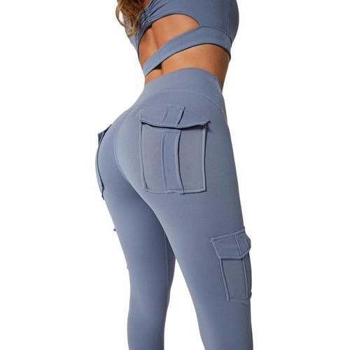 Fashion Women Yoga Work Out Fitness Gym Wear Pocket Yoga Pants