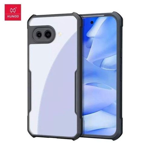 product_image_name-Xundd- Airbag Shockproof Bumper Shell Back Transparent Acrylic + TPU Buffer Case Cover for Google Pixel 9A-1