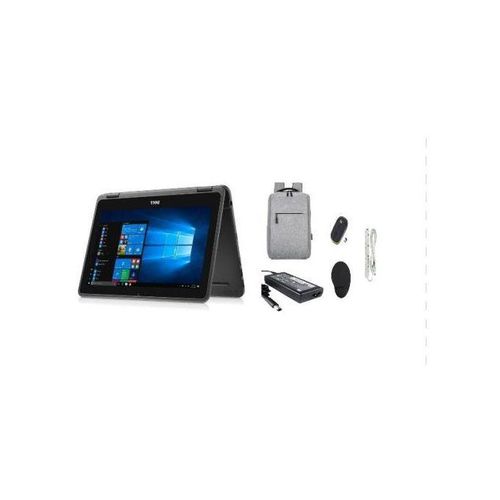 product_image_name-DELL-4GB RAM 128GB SSD Latitude 3189 Touchscreen Convertible 2-in-1 X360, HDMI Ready Refurbished Laptop,Windows 11 PRO Activated, Office & Basic Software Installed, Free Bag + Charger + Wireless Mouse + Mouse Pad + Free Extension.-1