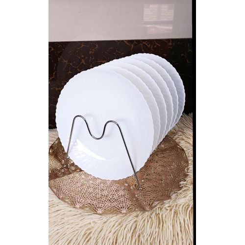 product_image_name-Luminarc-Feston Plain white Dinner Plate, a set of 6pcs.-1