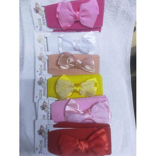 product_image_name-Fashion-Toudan Jewelry Headbands Baby Turban,white pink yellow, red-1