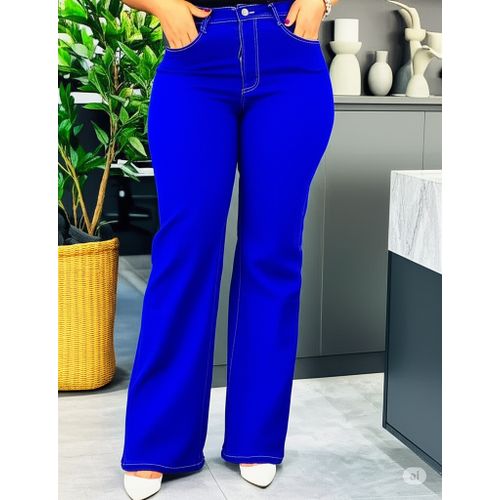 product_image_name-Fashion-Elegant Mummy Jeans Trouser/cargo Jeans Trouser: Comfortable & Stylish-2