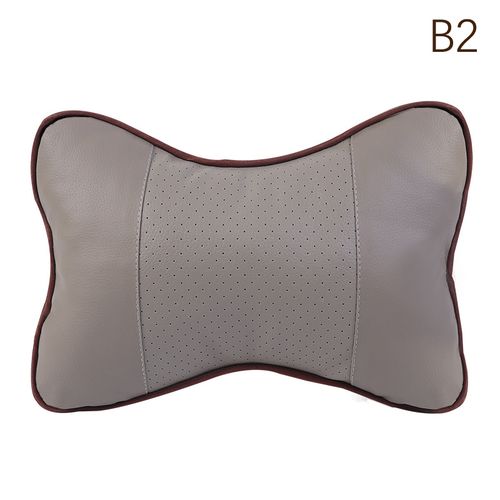 1Pcs Universal PU Leather Car Headrest Neck Pillow Comfortable Pillow  Cushion