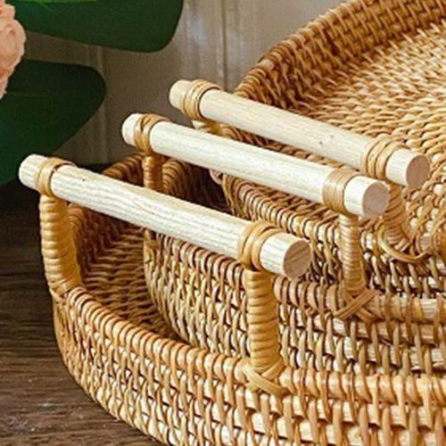 product_image_name-Generic-Rattan Basket Serving Tray Decoration Tray Multipurpose-6