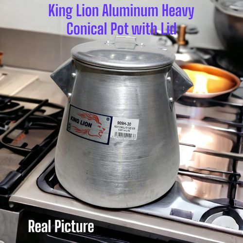 product_image_name-Generic-King Lion Heavy Aluminum Conical Pot With Lid-1