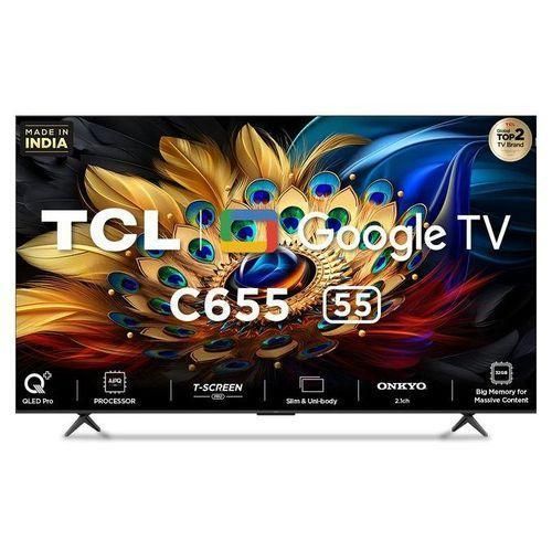 product_image_name-TCL-65 C655 QLED 4K Ultra HD Google TV Dolby Vision Dolby Atmos HDR10 Frameless Design-2