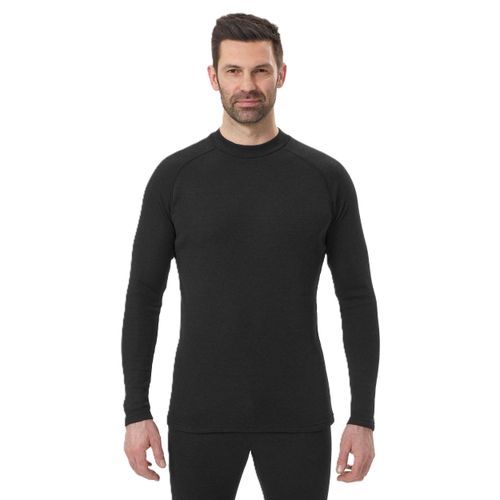 product_image_name-Wedze-Men's Warm, Comfortable Thermal Skiing Base Layer 100 - Black-4