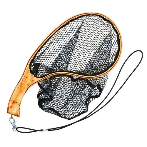 Generic Fishing Landing Net With Elastic Lanyard Fly Fishing Net