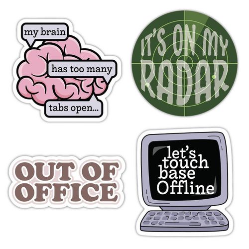 product_image_name-Generic-5/10/20/25/30pcs Funny Sarcastic Stickers Decal Stickers For Laptop,mobilephone,guitar,helmet,fridge,motorbike, Journaling, Scrapbooking, Water Bottle-7