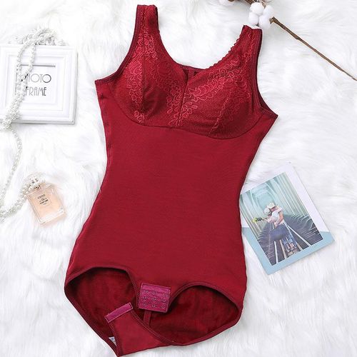 Slimming Underwear Bodysuit  Women's Zip Slimming Corset