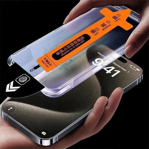 product_image_name-Generic-iPhone 15 PLUS HD Screen Protector, with Easy to Install Kit-3