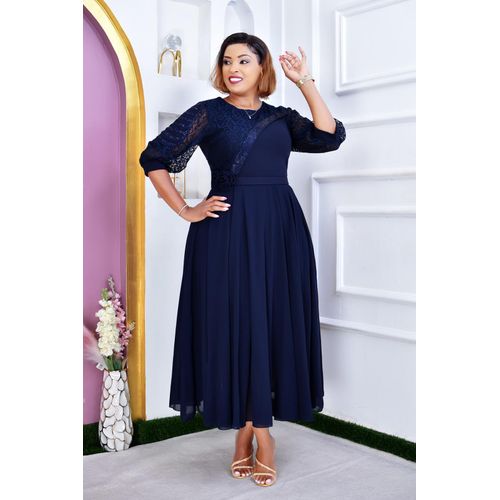 navy blue skater dress plus size Yours London Women's Plus Size Navy Blue Bardot Skater Dress Size 22-24