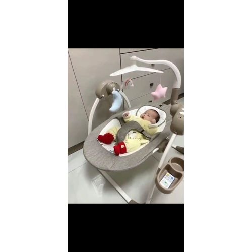 product_image_name-Generic-ELECTRIC REMOTE SWING BABY CRADLE-2