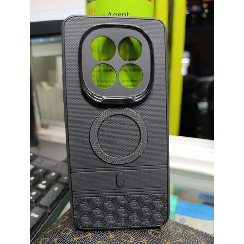 product_image_name-Generic-Redmi Note 15 5G Soft Silicone Ring Case – Shockproof TPU Cover with Camera Protection & Kickstand-1