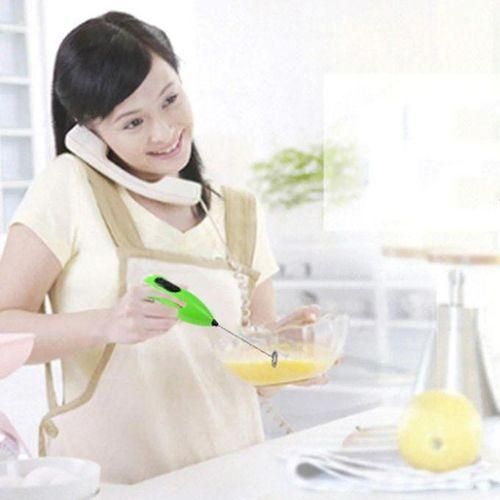 product_image_name-Generic-Mini Electric Whisk Mixer Stirrer Milk Frother/ Egg Beater, Mini Electric Whisk Mixer Stirrer Stainless Steel Stem Egg Beater For Coffee, (battery Not Included)MULTICOLOR-2