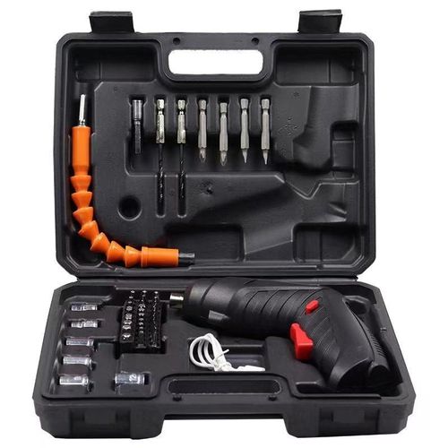product_image_name-Generic-47pcs Cordless Accessories Rechargeable Electric Screwdriver Portable Set-2