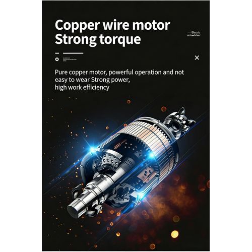 product_image_name-Generic-47pcs Cordless Accessories Rechargeable Electric Screwdriver Portable Set-4