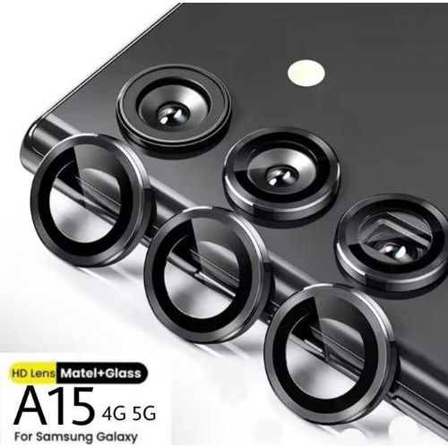 product_image_name-Generic-Samsung Galaxy A15 Phone Case Camera Lens Protector with Tempered Glass, Anti-Scratch Coating and Night-Shooting Anti-Glare Feature-1