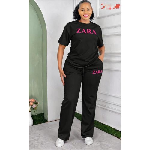 product_image_name-Fashion-Ladies Black 2pc matching set -1