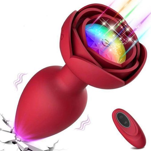 Generic Vibrating Butt Plug Light up Anal Sex Toys, Rose Anal Plug Glowing  Wearable Anal Vibrator with 7 Vibrations for Men and Women @ Best Price  Online | Jumia Kenya