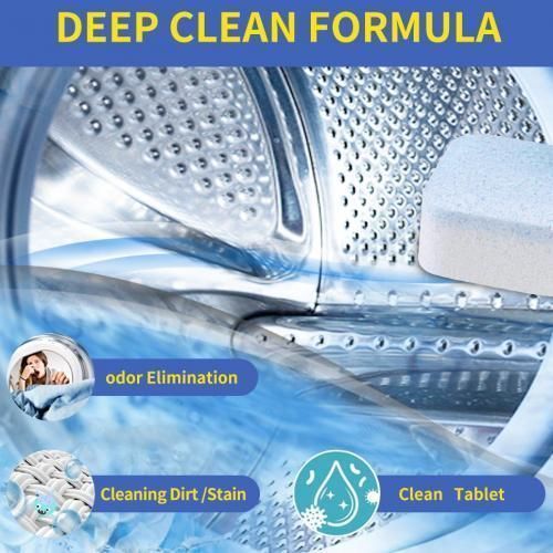 Wholesale 1/3/5Pcs Washing Machine Cleaner Washer Cleaning Laundry Soap  Detergent Effervescent Tablet Washer Cleaner - AliExpress