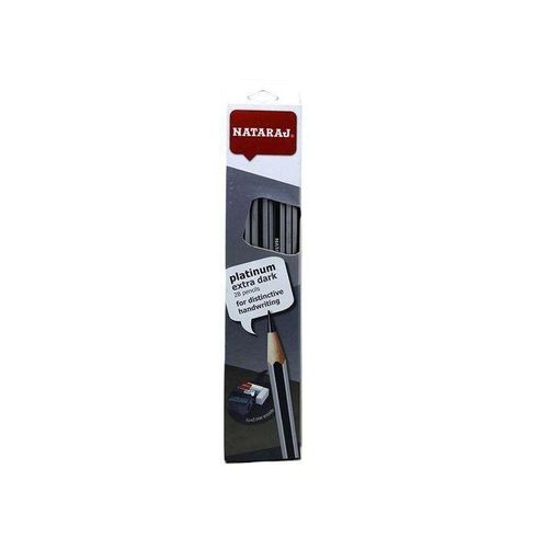 product_image_name-Generic-Nataraj Extra Dark Pencil 2b Xtra Super Dark ( 12 Pencils, 1 Eraser, 1 Sharpener)-1