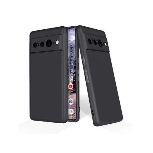 product_image_name-Generic-Soft Silicone Back Cover for Google Pixel 7 Pro – Black-1