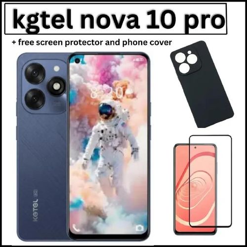 product_image_name-Kgtel-NOVA 10 PRO 64GB Storage UPTO 12GB RAM (4+8)GB 5000mAh Dual SIM 13MP Camera 8MP SELFIE 6.56" LCD Screen 4G Finger Print Enabled Signal Stabilization Smart Phones + FREE SCREEN PROTECTOR + PHONE COVER-1