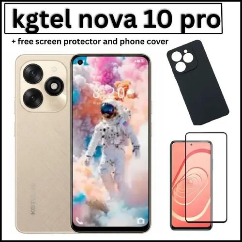 product_image_name-Kgtel-NOVA 10 PRO 64GB Storage UPTO 12GB RAM (4+8)GB 5000mAh Dual SIM 13MP Camera 8MP SELFIE 6.56" LCD Screen 4G Finger Print Enabled Signal Stabilization Smart Phones + FREE SCREEN PROTECTOR + PHONE COVER-3