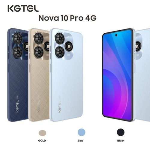 product_image_name-Kgtel-NOVA 10 PRO 64GB Storage UPTO 12GB RAM (4+8)GB 5000mAh Dual SIM 13MP Camera 8MP SELFIE 6.56" LCD Screen 4G Finger Print Enabled Signal Stabilization Smart Phones + FREE SCREEN PROTECTOR + PHONE COVER-4