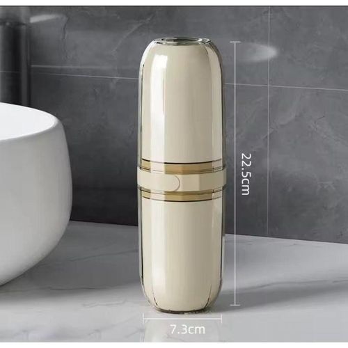product_image_name-Generic-Big size portable travel toothbrush holder with 4 cups-1