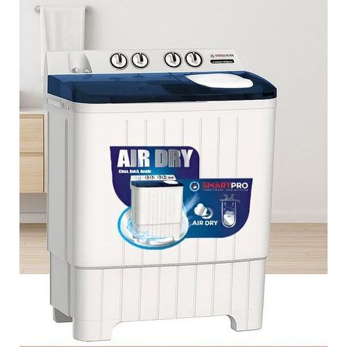 Smart Pro 8KG Twin Tub Top Load Washing Machine - White (1YR WRTY)