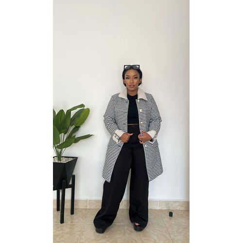 Ladies fancy long coat discount