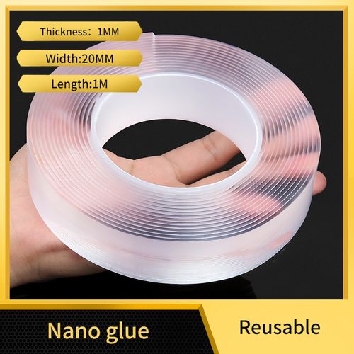 Generic Reusable Nano Adhesive Tape Clear Double Sided Removable