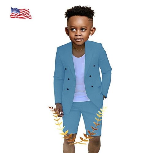 Boys 2 Piece Suit Wedding Tuxedo Pink Jacket Pants Fashion