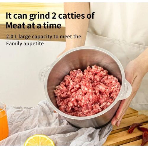 product_image_name-Generic-Stainless steel 3 litre Meat grinder, vegetable grinder-5