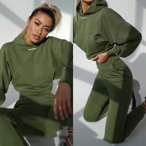 Fashion (Army Green)HAOYUAN Two Piece Set For Women Sweat Suits Summer  Clothes T Shirt And Sweatpants Tracksuit Lounge Wear Outfits Matching Sets  GRE @ Best Price Online