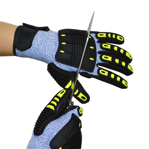 Cut Resistant Gloves Anti Vibration Safety Work Gloves Anti Cut Shock  Absorbing