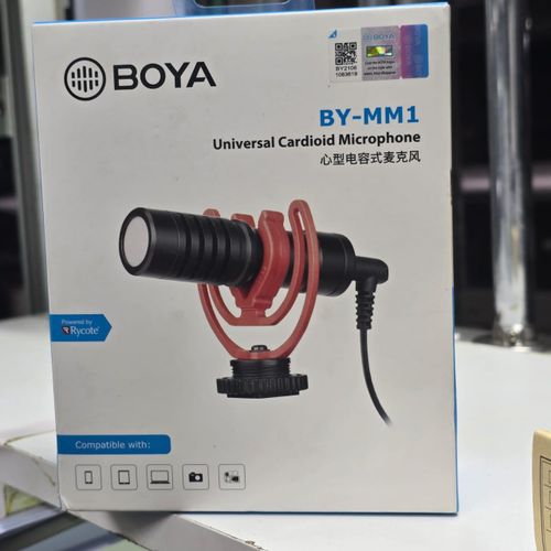 product_image_name-Generic-BOYA BY-MM1 External Microphone for Canon, Nikon, Sony, and Panasonic Cameras-1