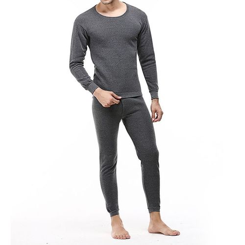 Mens Thermal Underwear Set Winter Base Layer Top & Bottom Ultra