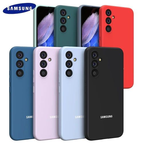 product_image_name-Generic-Samsung Galaxy A55 5G Silicone Case - Soft Protective Cover (Purple)-2
