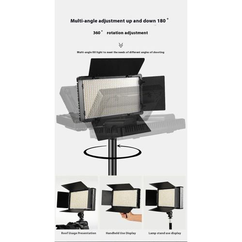 product_image_name-Generic-Varicolor Pro U800 Professional Photo Video Light Kit with Adjustable Brightness-2