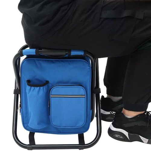 Generic Folding Camping Chair Fishing Tackle Bag with Seat Heavy