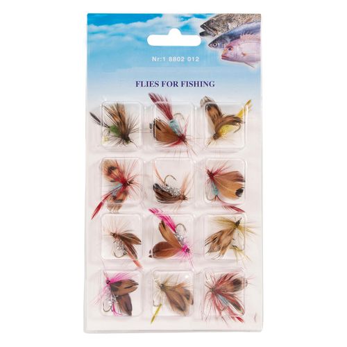 Generic 12pcs Fly Fishing Flies Kit Fly Fishing Lures Assortment