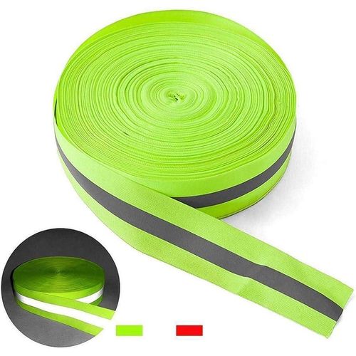product_image_name-Generic--10metres Reflective stripe material luminous green-2
