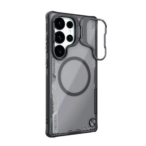 product_image_name-Nillkin-Samsung Galaxy S24 Ultra Iceblade Pro Magnetic Clear Cover Case with Black Edges – MagSafe Compatible, Kickstand, Airbag Corners, Aluminium Camera Protector-1