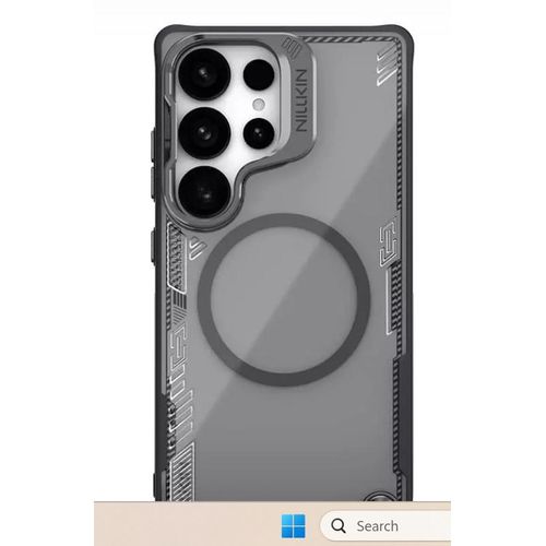 product_image_name-Nillkin-Samsung Galaxy S24 Ultra Iceblade Pro Magnetic Clear Cover Case with Black Edges – MagSafe Compatible, Kickstand, Airbag Corners, Aluminium Camera Protector-4