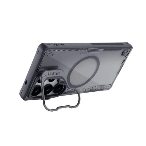 product_image_name-Nillkin-Samsung Galaxy S24 Ultra Iceblade Pro Magnetic Clear Cover Case with Black Edges – MagSafe Compatible, Kickstand, Airbag Corners, Aluminium Camera Protector-5